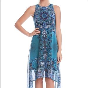 🌺 Chiffon Sleeveless High Low Shift Dress 🌺